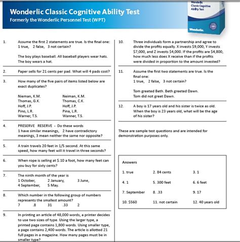 how hard is the wonderlic test|wonderlic test cheat sheet.